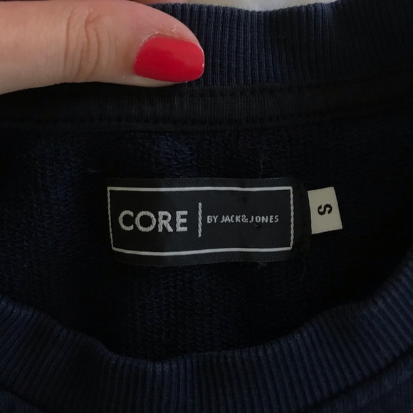 JACK & JONES NAVY BLUE SWEATER - Picture 7 of 7